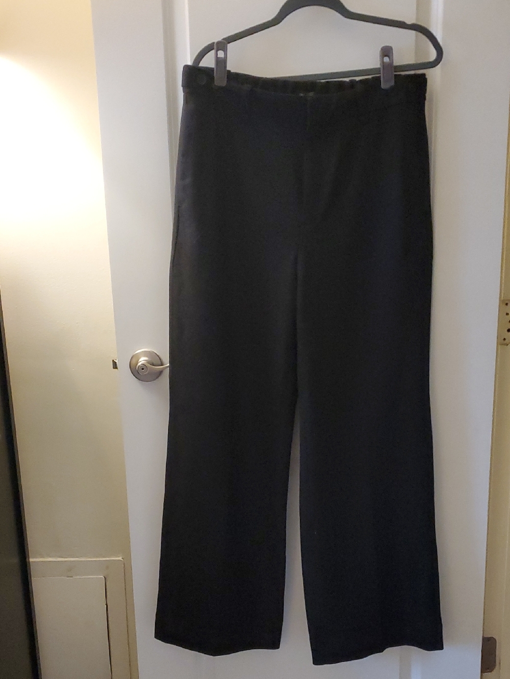 Banana Republic Black Wide-Leg Women's Pants